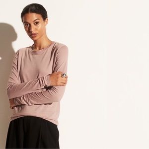 Vince Dusty Pink Long Sleeve Shirt